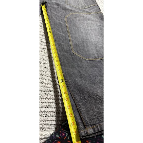 Y2K VTG Sean John Jeans Wide Leg Baggy Hip Hop Carpenter Mens Sz 50B Gray Denim - Picture 6 of 11